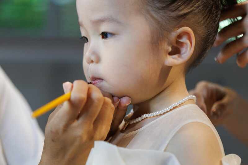 お子様も仕上げますよ～