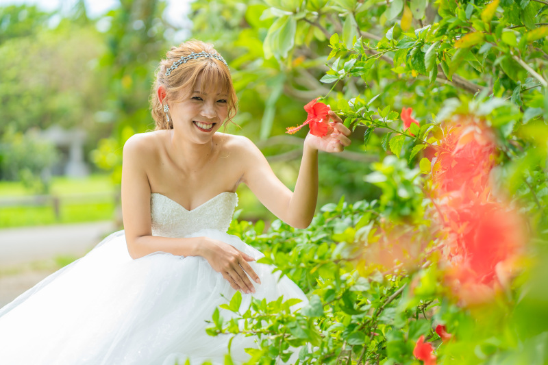 花と戯れてみたり