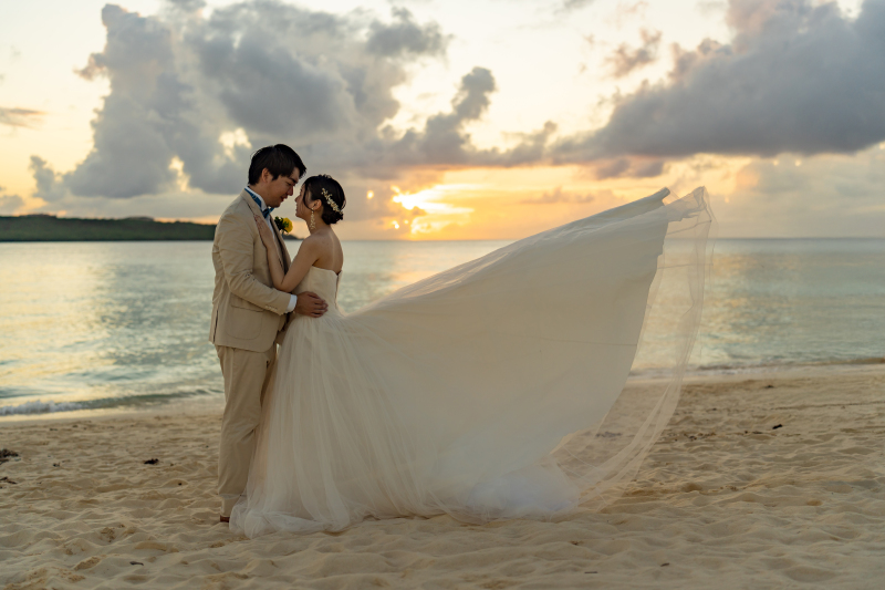 【シエロ宮古のスタッフが紹介します！】日中+サンセットビーチでの撮影