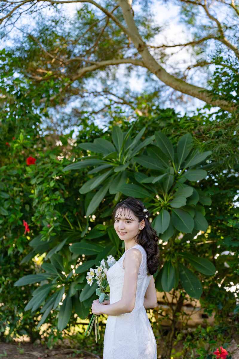 ふり向きショット