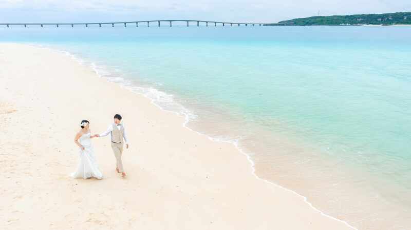 ドローンから！