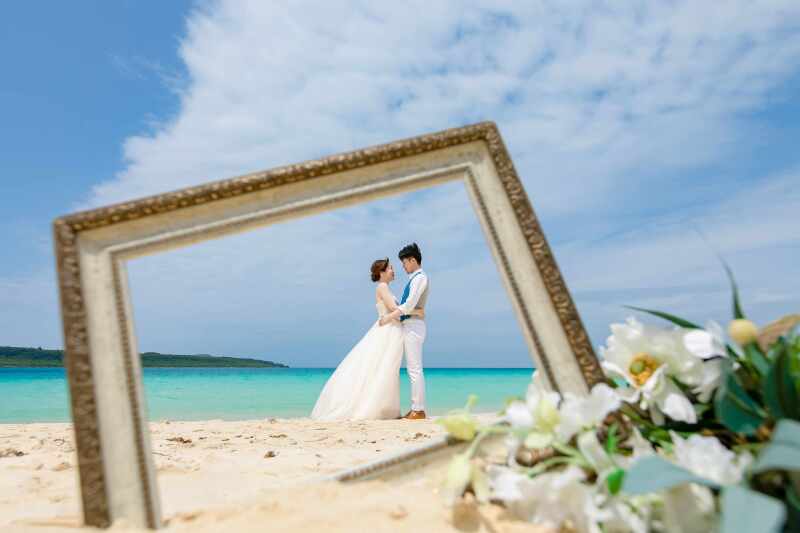 額のなかのおふたり