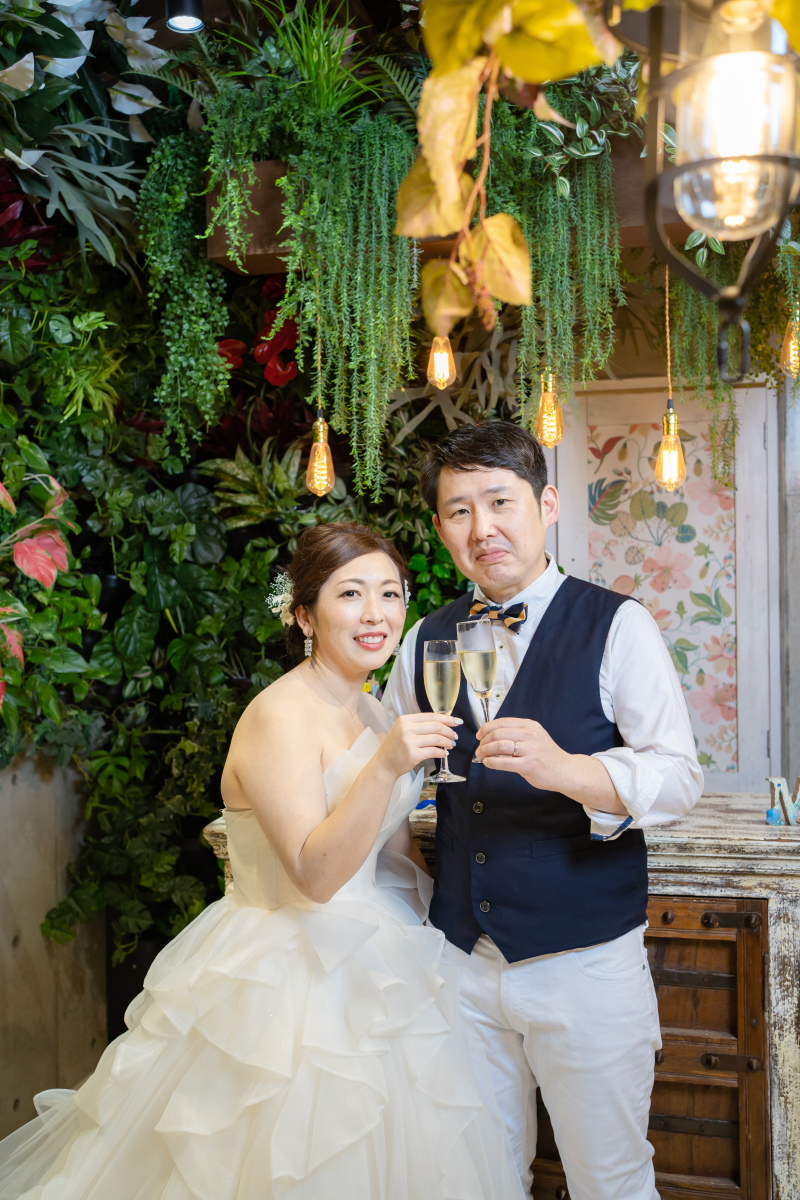 シャンパンで乾杯☆