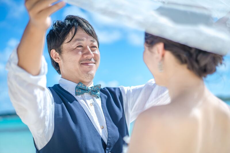 新郎様の笑顔♪