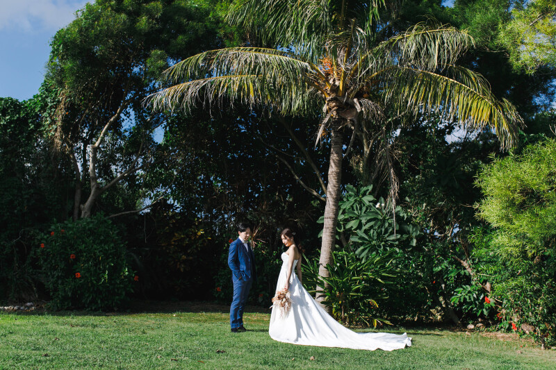 ガーデン撮影から撮影スタート