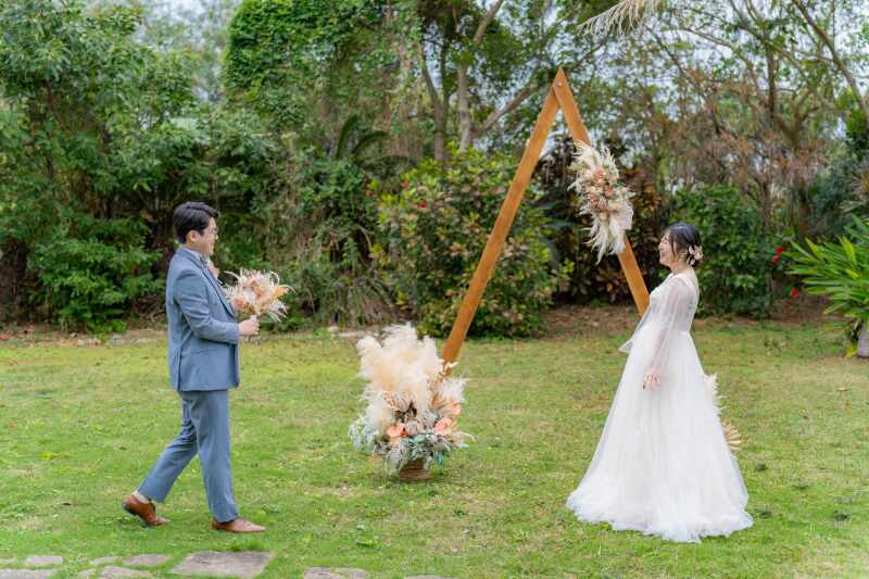 ガーデンアーチを使って