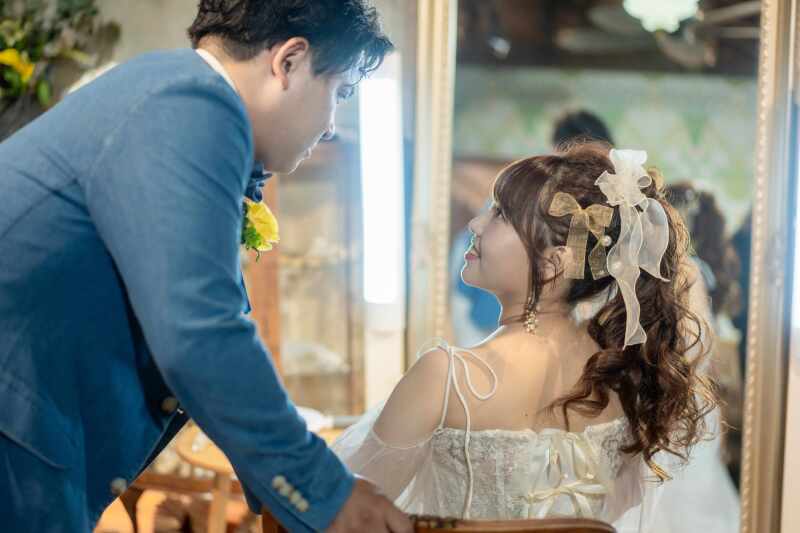 お仕度完了！撮影スタートです