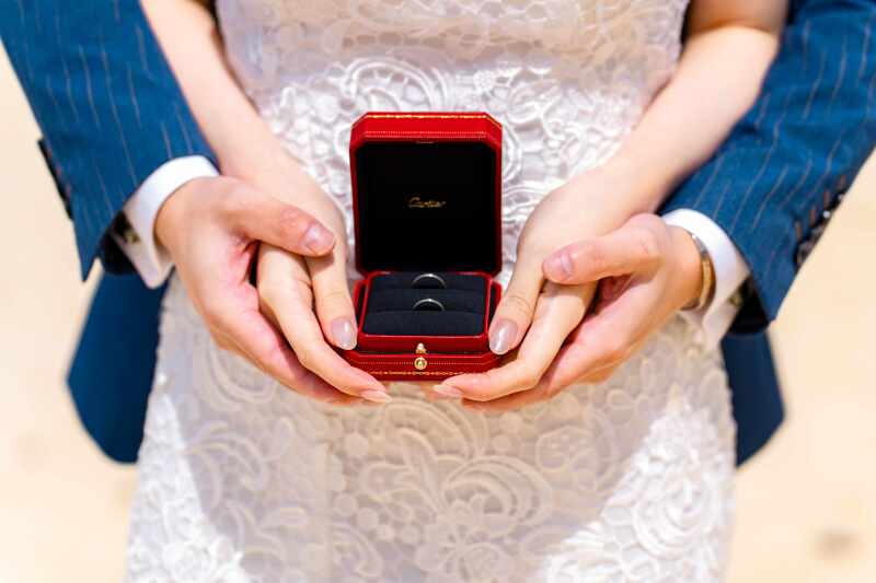 お二人の大切なリング