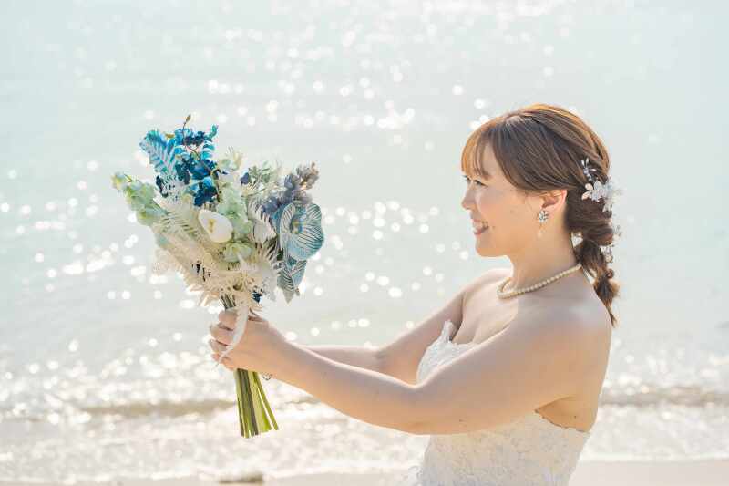 新婦ソロショット