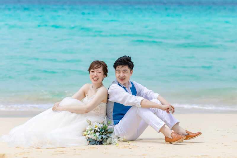 初夏の宮古島はブルー一色