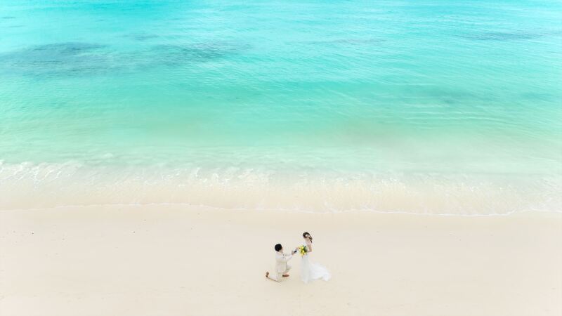 ドローンで空撮です