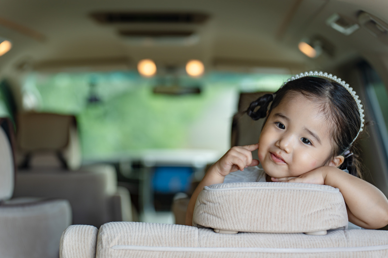 送迎車の中にもシャッターチャンスが!
