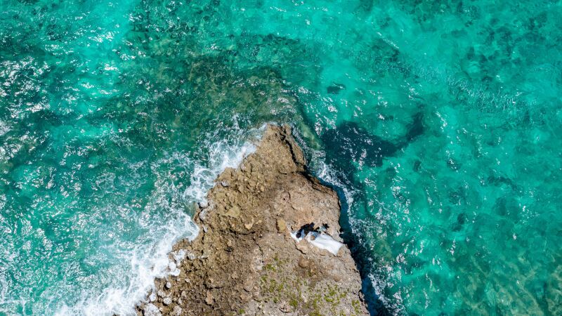 こんな崖の先でした!