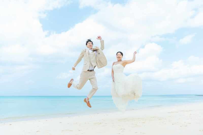 元気よくジャンプ