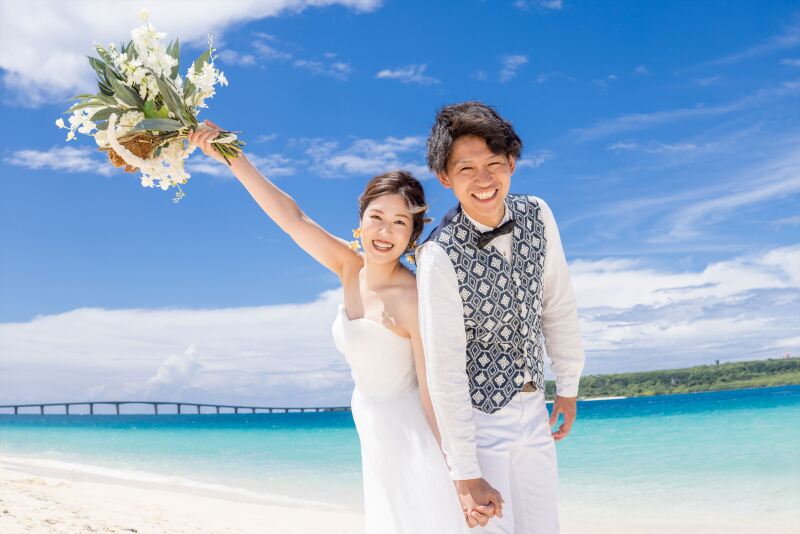 宮古ブルーがお似合いです