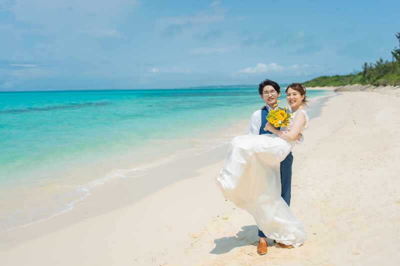 こちらもお姫様だっこ