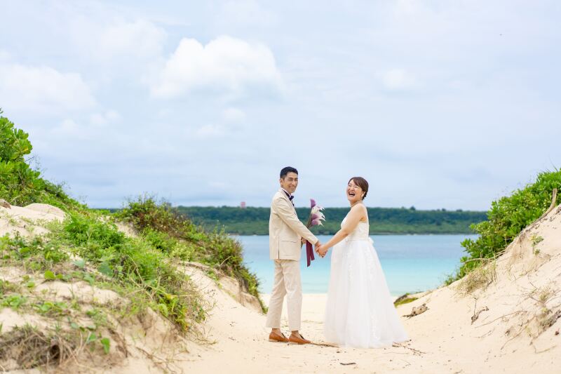 ビーチ撮影スタート