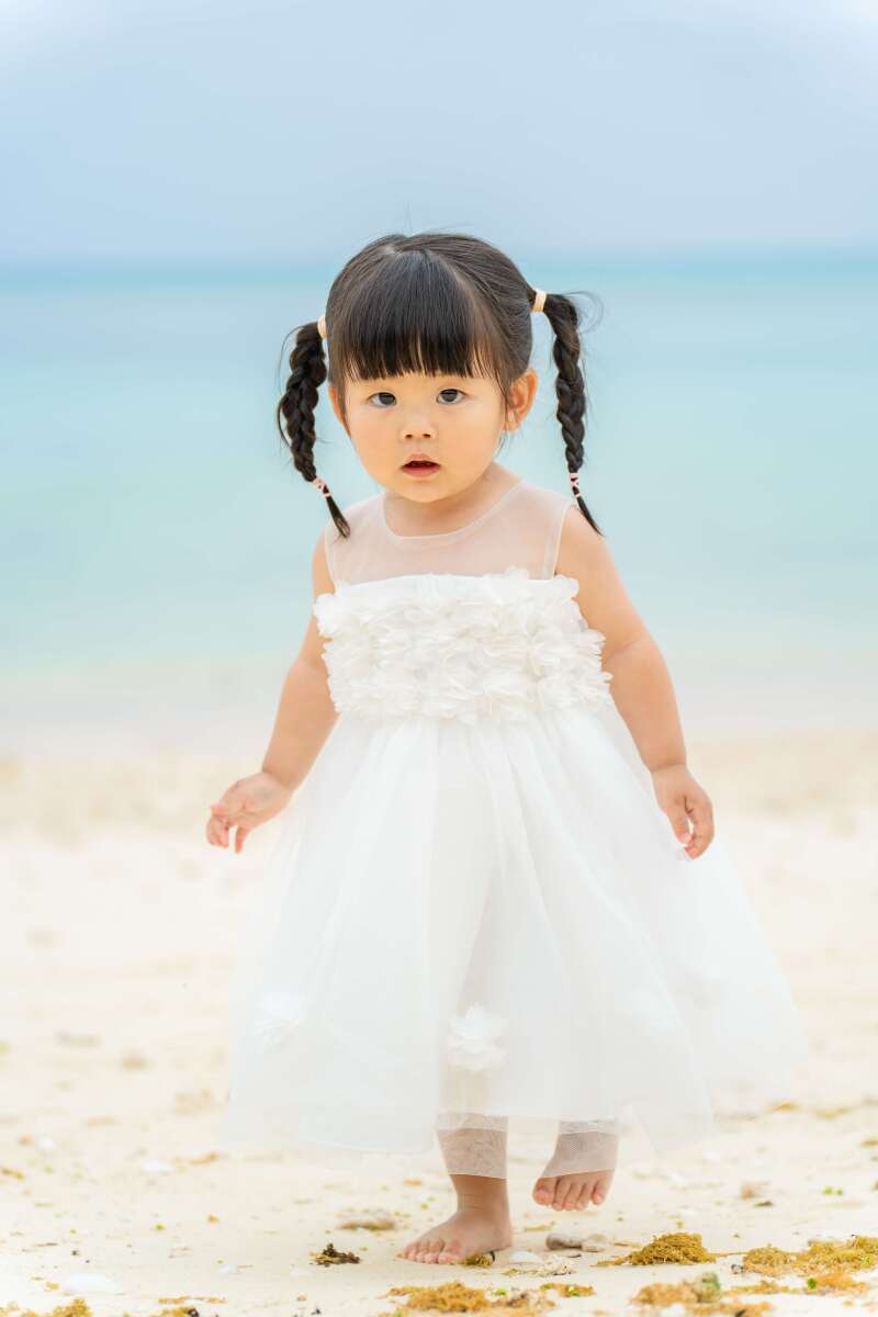 お子様のソロショットも