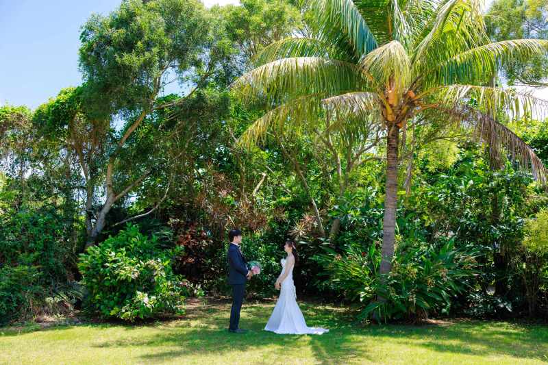 まずはガーデンからの撮影です