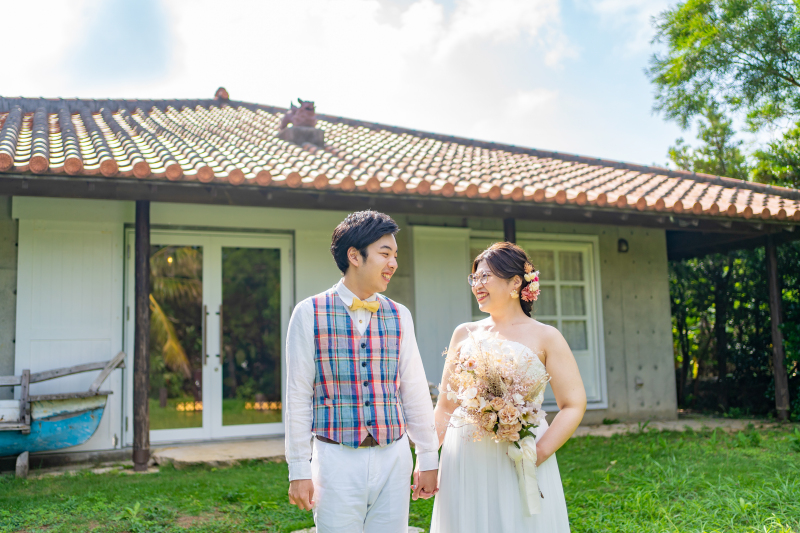 サロン前で１枚