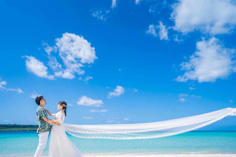 ロングベールもキマったー