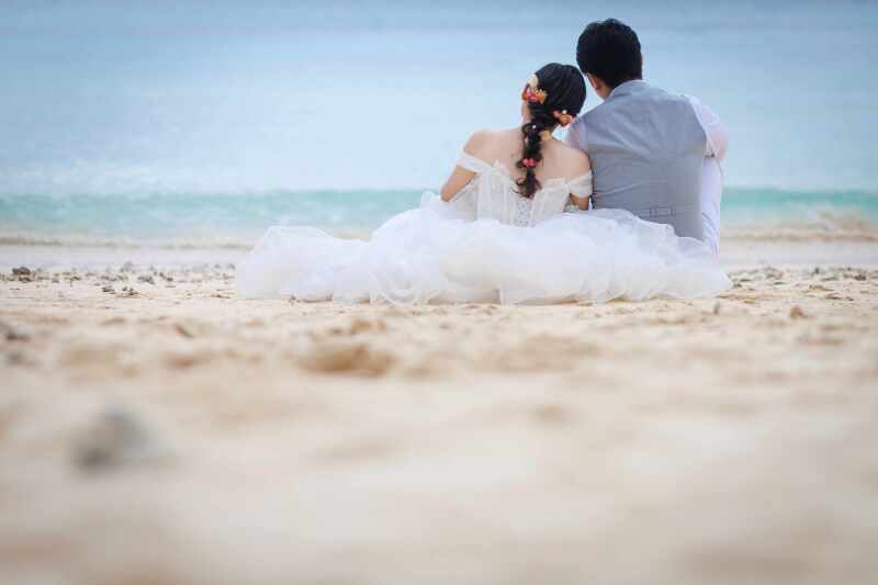 波の音を感じて