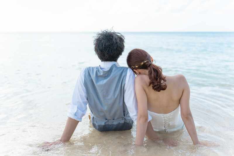 海を見ながら…