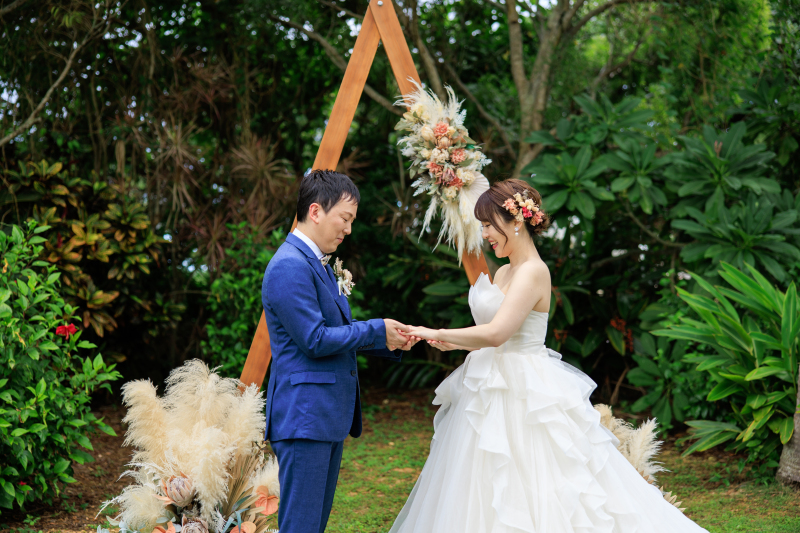 ガーデン挙式風