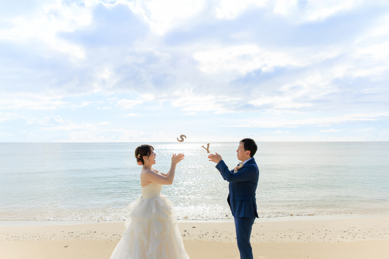 イニシャルの飾り