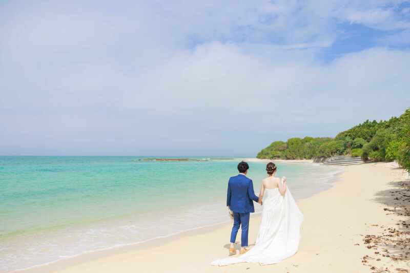 青い空と青い海