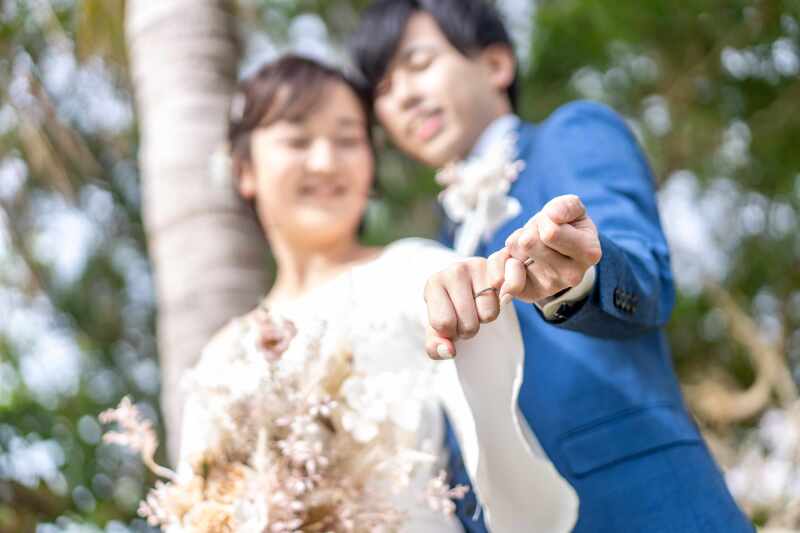 ガーデンからビーチそしてドローン撮影までお楽しみ頂きました。