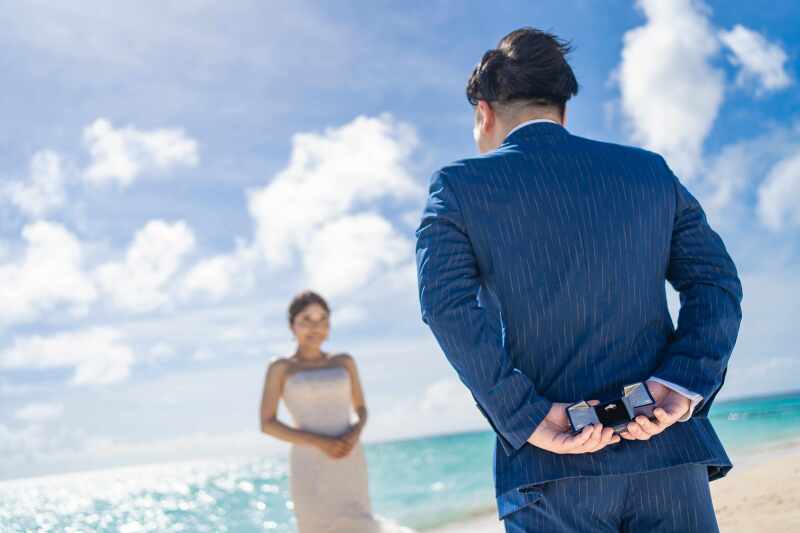 プロポーズシーン