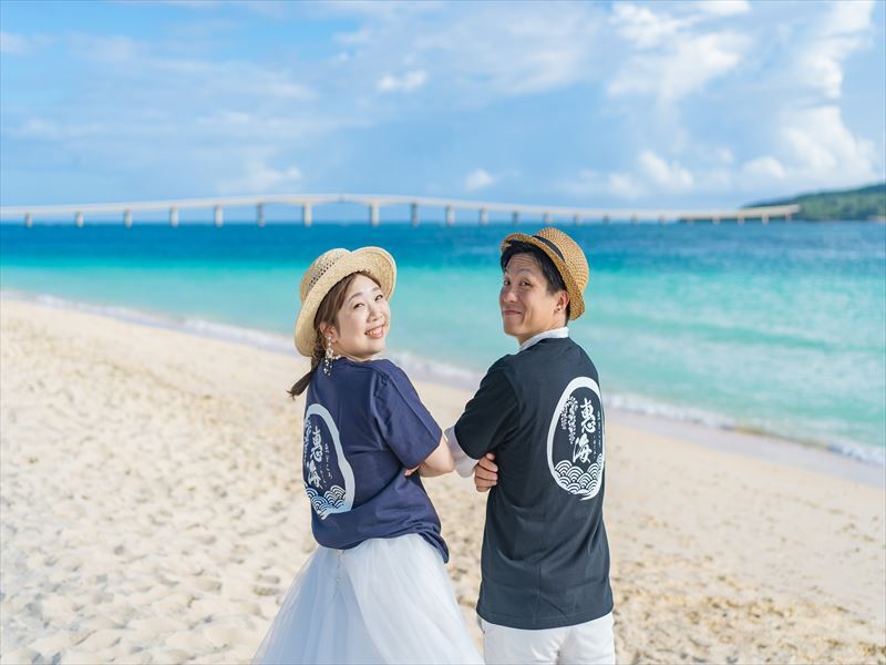 お揃いのTシャツで