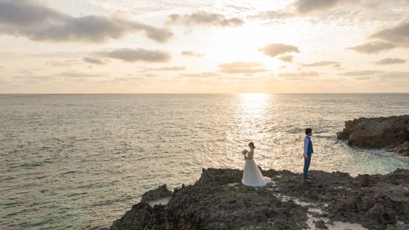 続いてはサンセット撮影へ