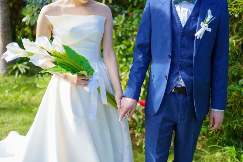 お持込のブーケ