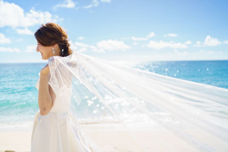 ベールを使ってもう１枚