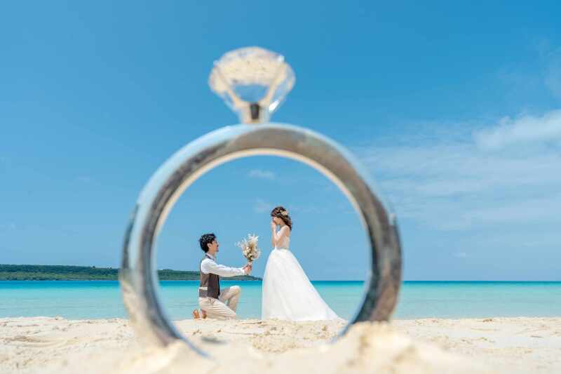 リングごしのプロポーズ