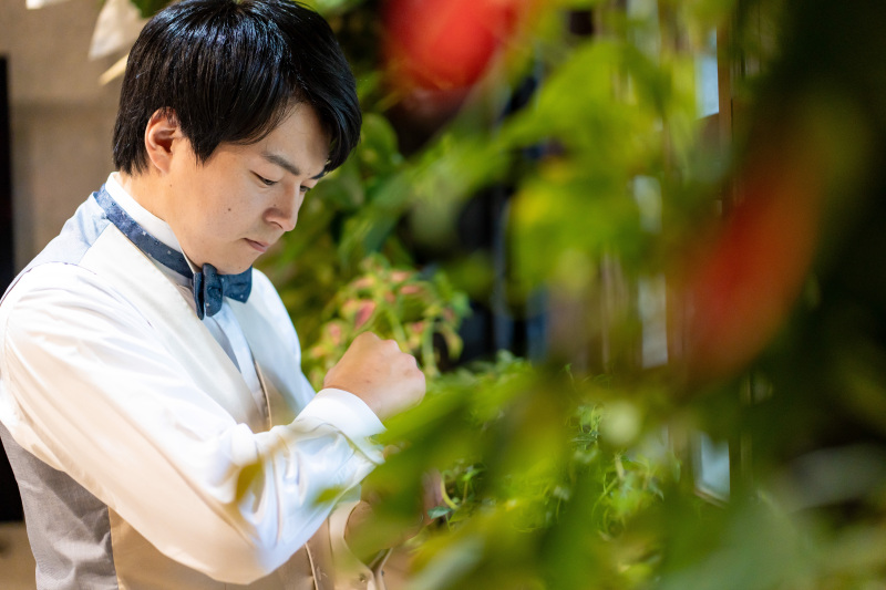 新郎お支度シーン