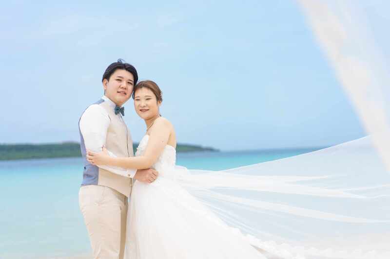 さあビーチでの撮影です!