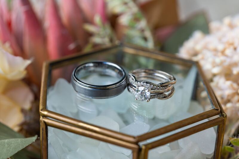 おふたりのリングフォト