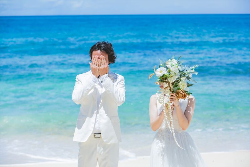 顔隠しショット!