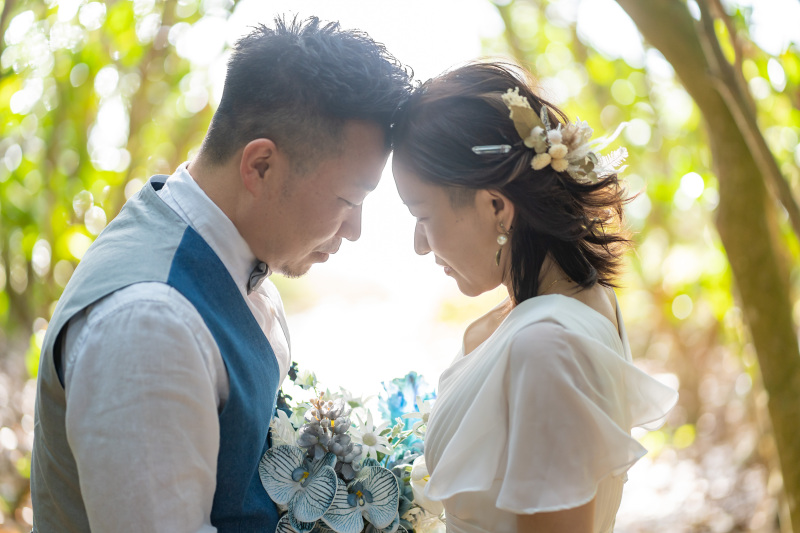 はにかみながら撮影Start！