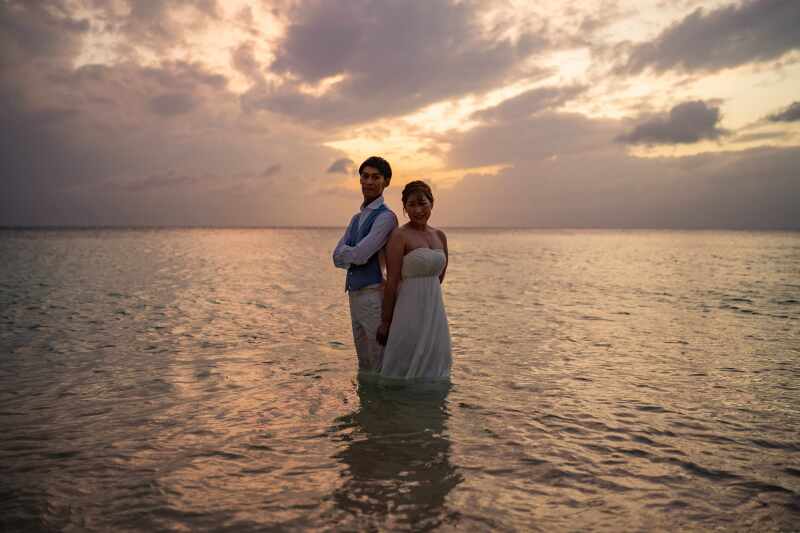 もうすぐ日の入りですね