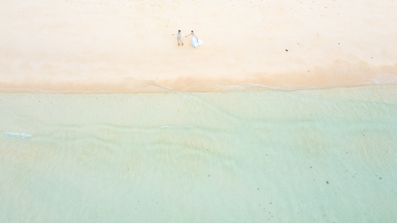 ドローンショット！