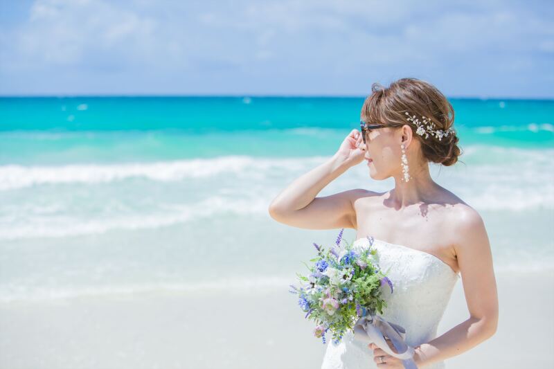 新婦様の横からショット♡