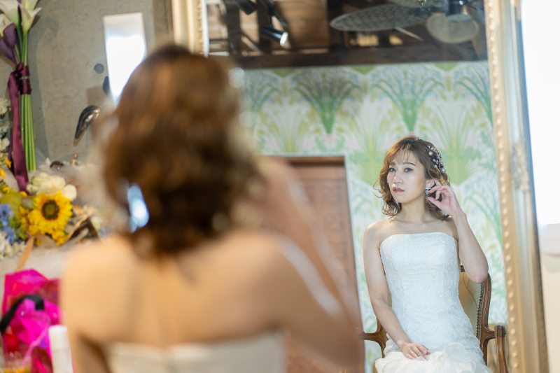 スイートルームのようなプレミアムブライズルーム完備