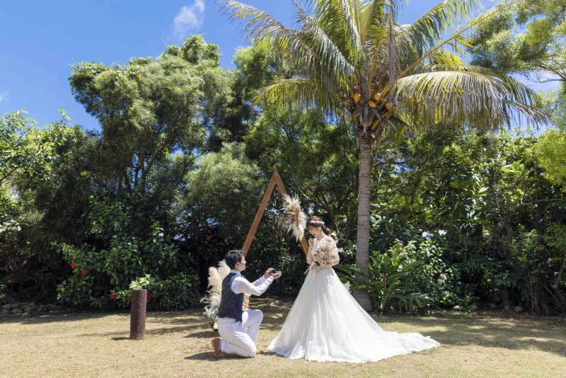 シエロ宮古島 Garden Villa_海で撮影できる
