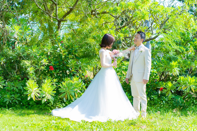 シエロ宮古島 Garden Villa_ガーデンで撮影できる