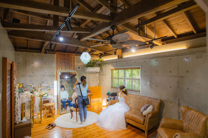 シエロ宮古島 Garden Villa_ウエディングドレスが豊富