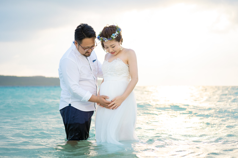 元気に生まれてきてほしいから。一緒に記念写真を！